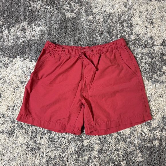 Levi’s, Men’s Red Jogger Flat Front Chino Shorts with Elastic Waistband, Medium - Picture 1 of 7